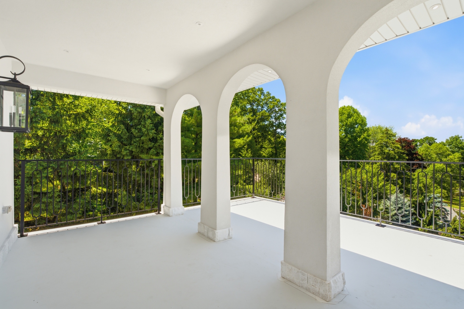 Bedroom balcony with outdoor views