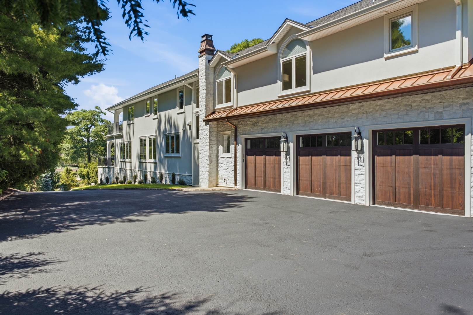 Rear of home — full rear elevation